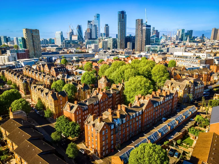 London Skyline showing some of the London skyline